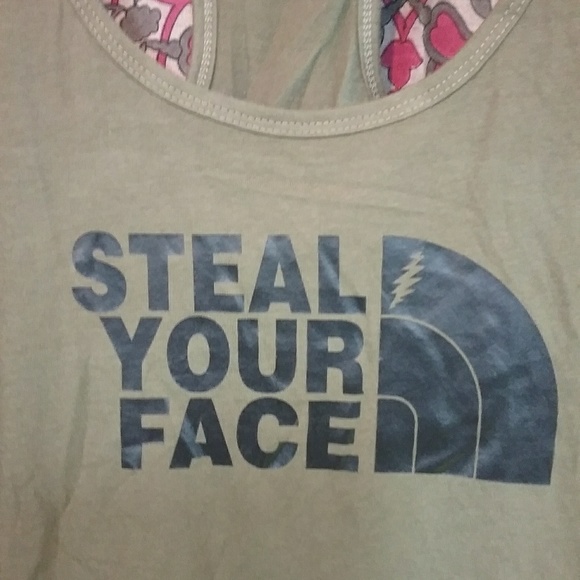 Grateful Dead and Company Steal Your Face ladies racer back tank top Tour Gear - Picture 4 of 5